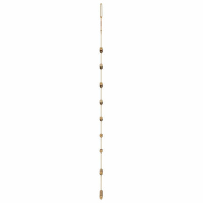  Hanging Christmas Trees with Top Stars 2 pcs 55x120 cm Natural Branch