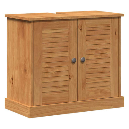 Sink Cabinet VIGO Honey brown 67.5 x 34 x 59 cm Solid pine wood