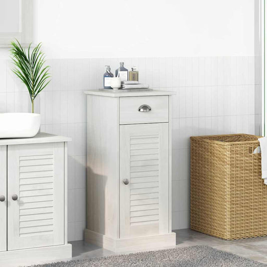 Bathroom Cabinet VIGO White 37.5 x 34 x 80 cm Solid Pine wood