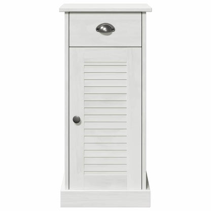 Bathroom Cabinet VIGO White 37.5 x 34 x 80 cm Solid Pine wood