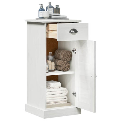 Bathroom Cabinet VIGO White 37.5 x 34 x 80 cm Solid Pine wood