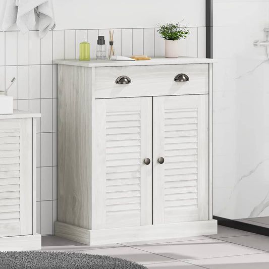 Bathroom Cabinet VIGO White 67.5 x 34 x 80 cm Solid pine wood