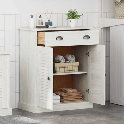 Bathroom Cabinet VIGO White 67.5 x 34 x 80 cm Solid pine wood