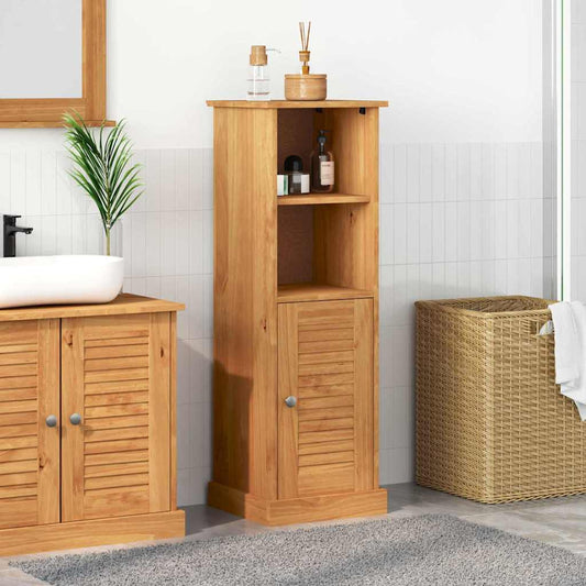 Bathroom Cabinet with Storage VIGO Honey brown 37 x 34 x 110 cm