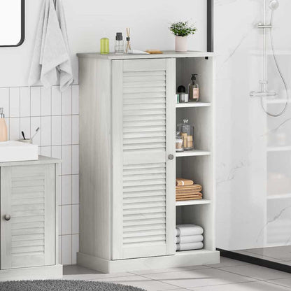 Bathroom Cabinet VIGO White 67.5 x 34 x 110 cm Solid pine wood