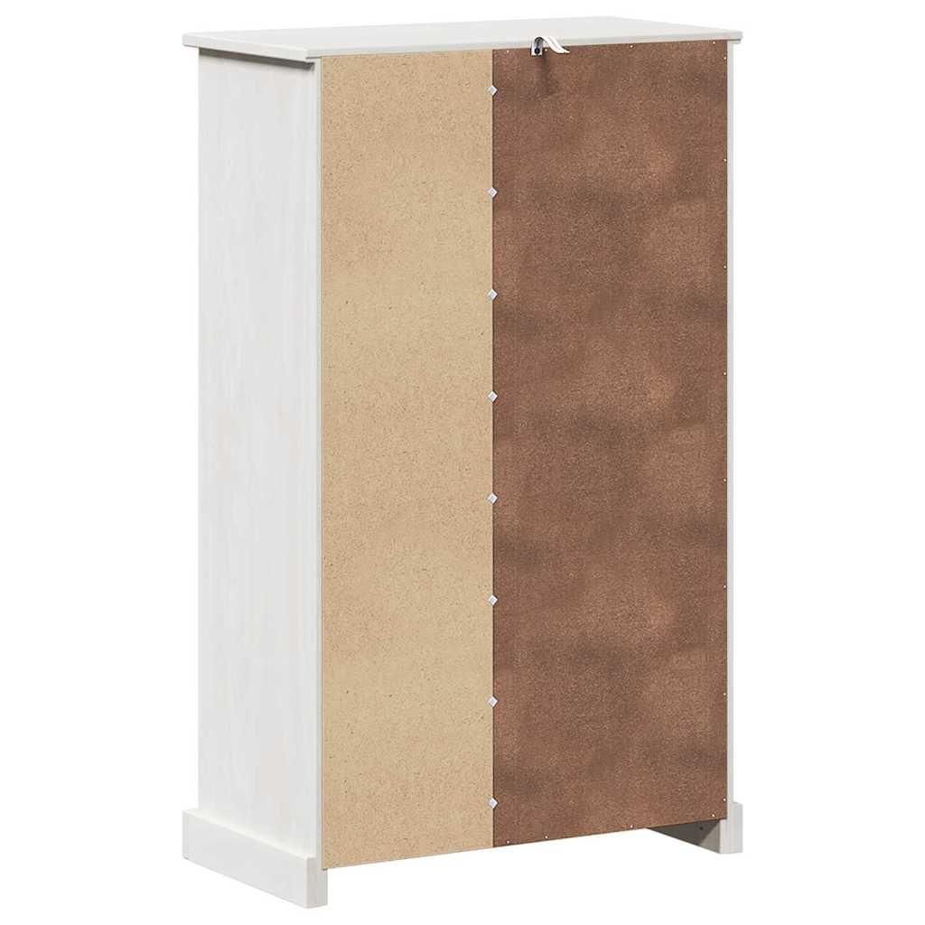 Bathroom Cabinet VIGO White 67.5 x 34 x 110 cm Solid pine wood