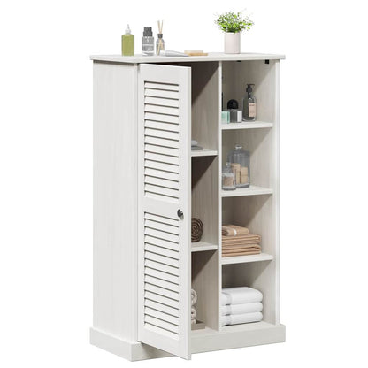 Bathroom Cabinet VIGO White 67.5 x 34 x 110 cm Solid pine wood