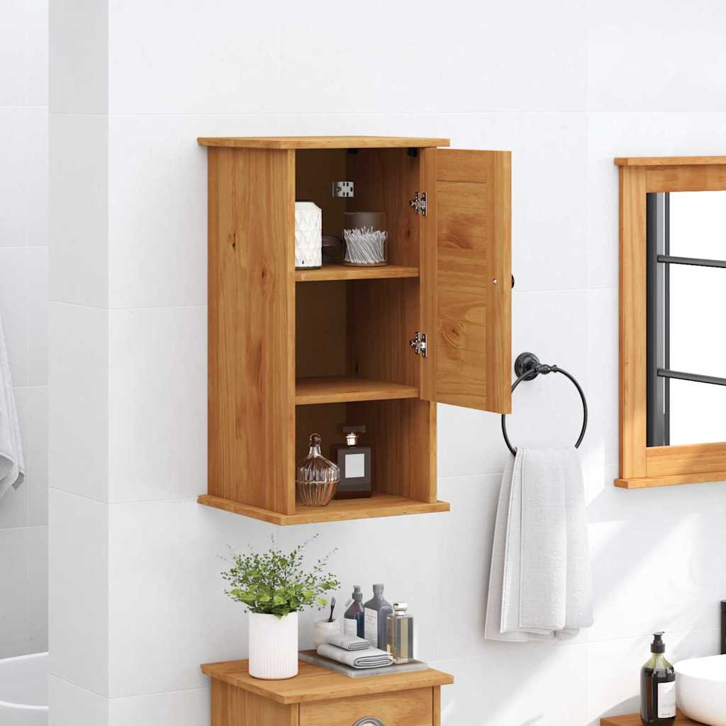 Wall-mounted Bathroom Cabinet with Storage VIGO Honey brown