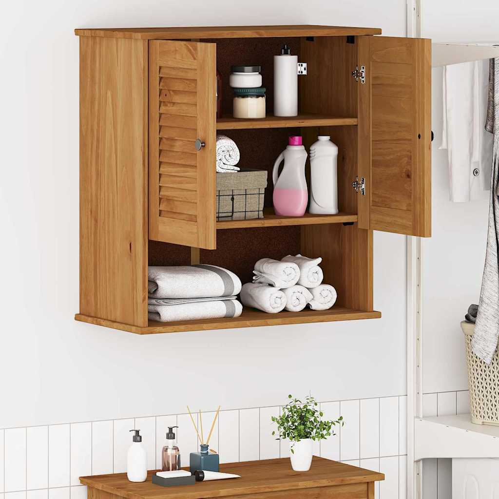 Wall-mounted Bathroom Cabinet Wall-mounted VIGO Honey brown