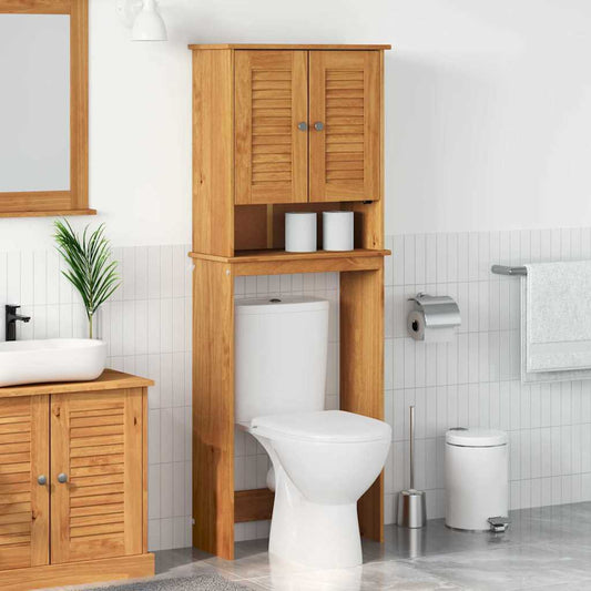 Toilet Cabinet with Shelf VIGO Honey brown 60 x 27 x 161 cm