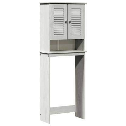Toilet Cabinet VIGO White 60 x 27 x 161 cm Solid pine wood