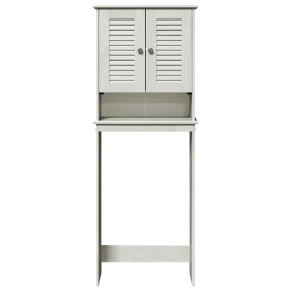 Toilet Cabinet VIGO White 60 x 27 x 161 cm Solid pine wood