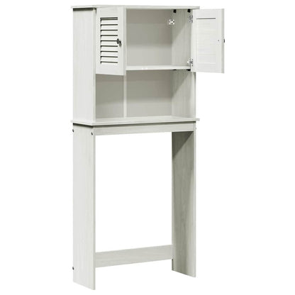 Washing Machine Cabinet with Door VIGO White 72.5 x 27 x 161 cm