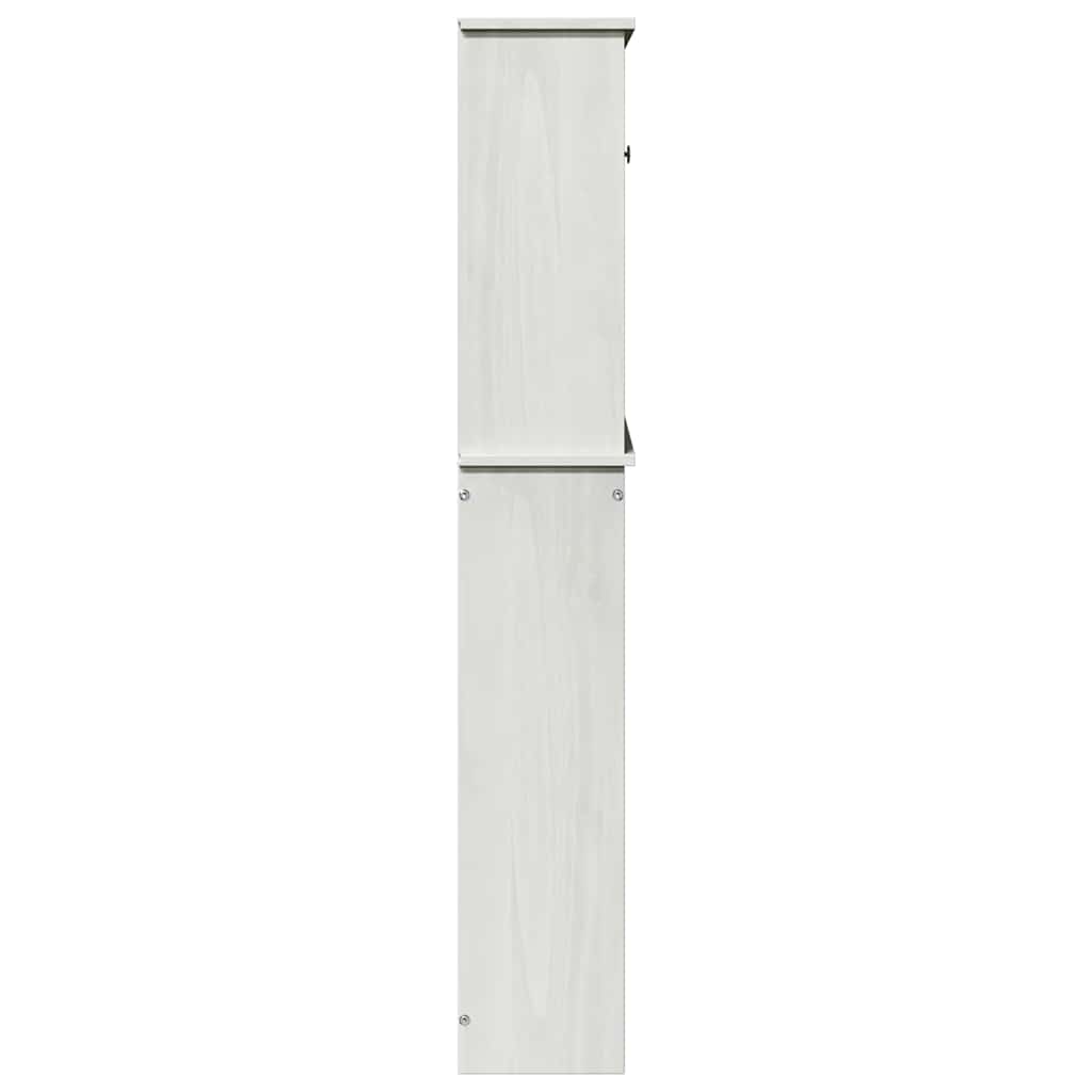 Washing Machine Cabinet with Door VIGO White 72.5 x 27 x 161 cm