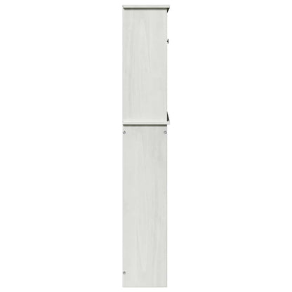 Washing Machine Cabinet with Door VIGO White 72.5 x 27 x 161 cm