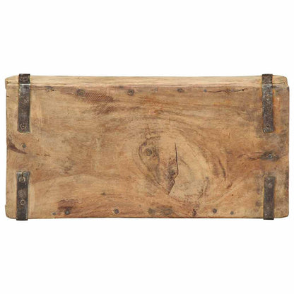 Tray with Storage Brown 30 x 15 x 9 cm Solid Reclaim Wood