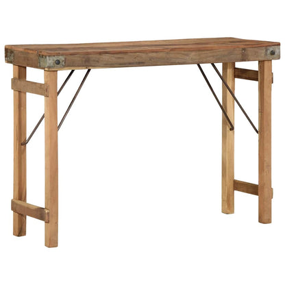 Console Table Brown 110 x 35 x 76 cm Solid Reclaim wood