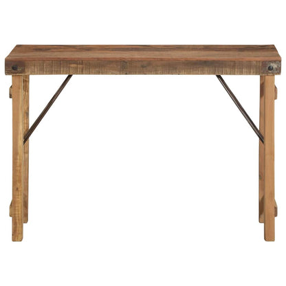 Console Table Brown 110 x 35 x 76 cm Solid Reclaim wood