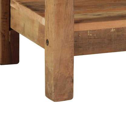 Console Table Brown 107 x 33 x 76 cm Solid Reclaim wood