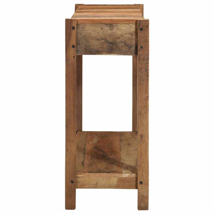 Console Table Brown 107 x 33 x 76 cm Solid Reclaim wood
