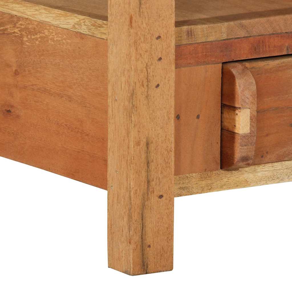 TV Cabinet with Drawer Brown 83 x 33 x 46 cm Solid Reclaim wood