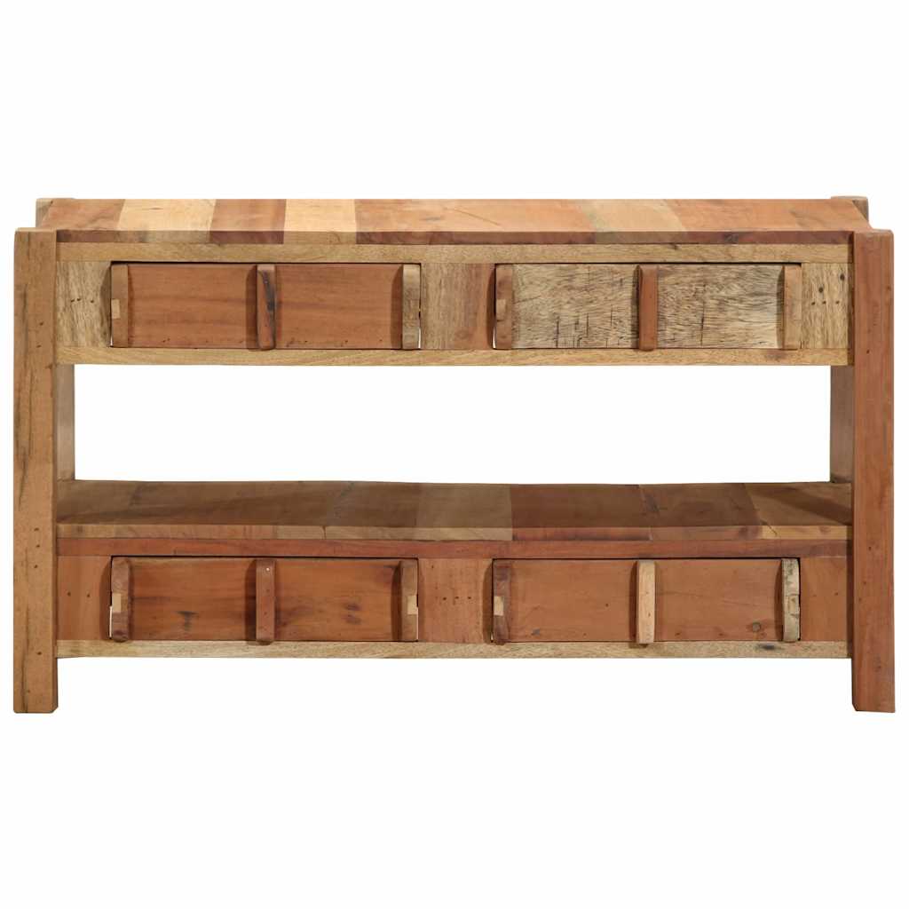 TV Cabinet with Drawer Brown 83 x 33 x 46 cm Solid Reclaim wood