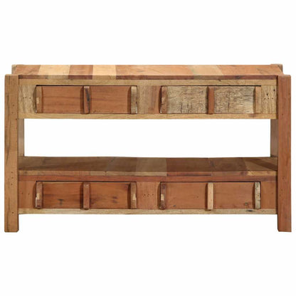 TV Cabinet with Drawer Brown 83 x 33 x 46 cm Solid Reclaim wood