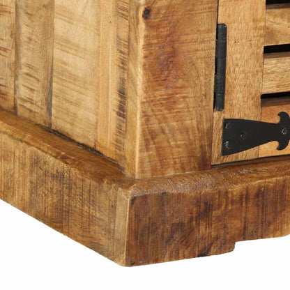 Shoe Cabinet Brown 110 x 38 x 45 cm Solid Mango wood