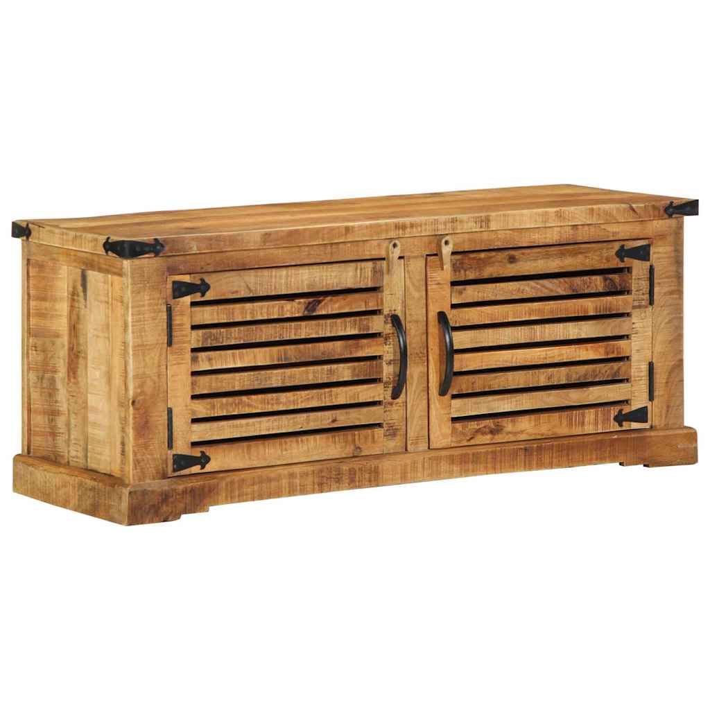Shoe Cabinet Brown 110 x 38 x 45 cm Solid Mango wood