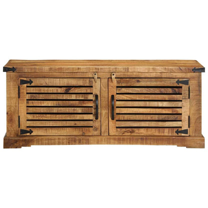Shoe Cabinet Brown 110 x 38 x 45 cm Solid Mango wood