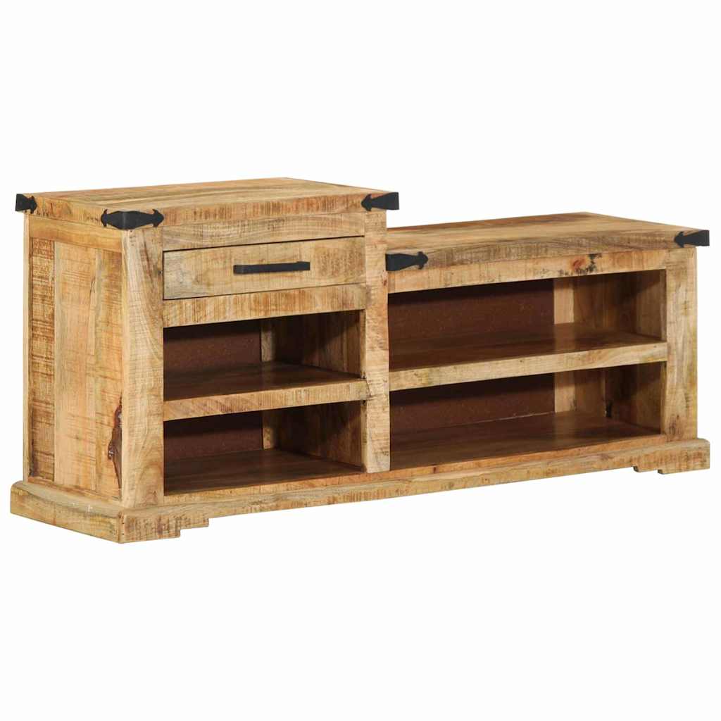 Bench Brown 110 x 35 x 50 cm Solid Mango Wood