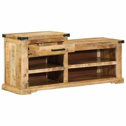 Bench Brown 110 x 35 x 50 cm Solid Mango Wood