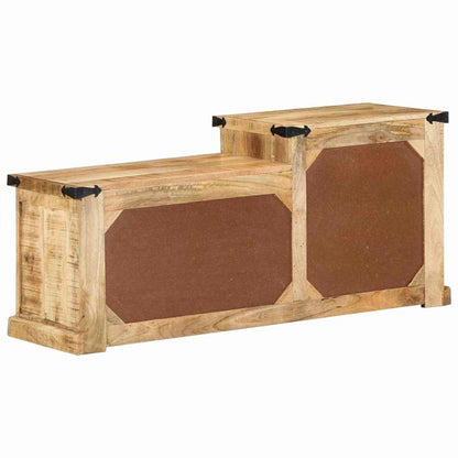 Bench Brown 110 x 35 x 50 cm Solid Mango Wood