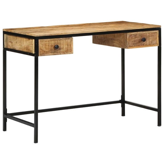 Desk with Drawer Brown 105 x 50 x 75 cm Solid Mango wood