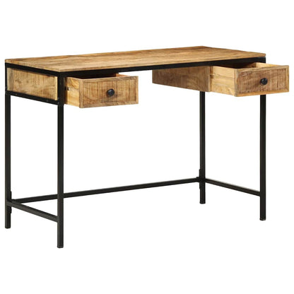 Desk with Drawer Brown 105 x 50 x 75 cm Solid Mango wood