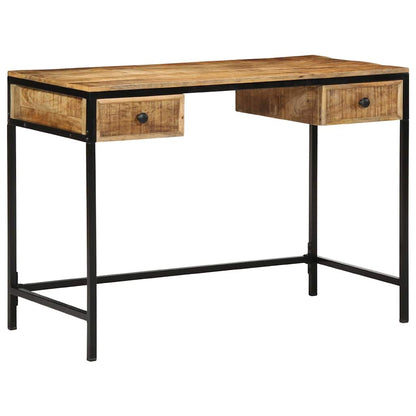 Desk with Drawer Brown 105 x 50 x 75 cm Solid Mango wood