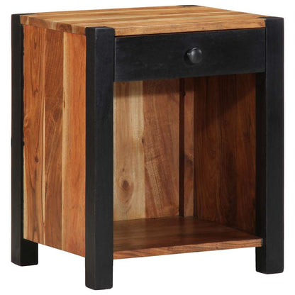 Bedside Cabinet 2 pcs Brown 40 x 35 x 50 cm Solid acacia wood