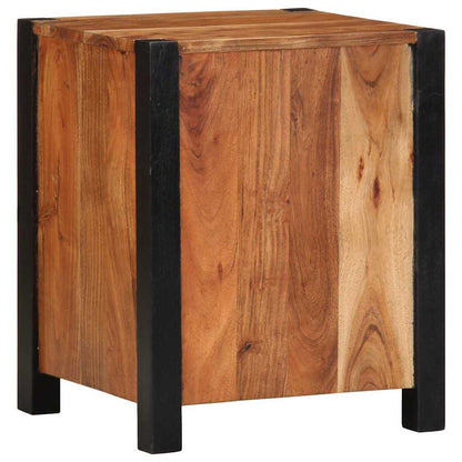 Bedside Cabinet 2 pcs Brown 40 x 35 x 50 cm Solid acacia wood