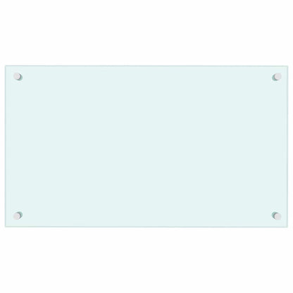 Kitchen Backsplashes 2 pcs White 70x40 cm Tempered Glass
