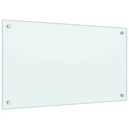 Kitchen Backsplashes 2 pcs White 70x40 cm Tempered Glass