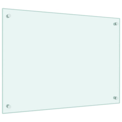 Kitchen Backsplashes 2 pcs White 70x50 cm Tempered Glass