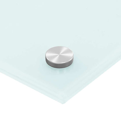 Kitchen Backsplashes 2 pcs White 70x50 cm Tempered Glass