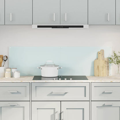 Kitchen Backsplashes 2 pcs White 70x60 cm Tempered Glass