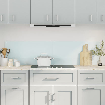 Kitchen Backsplashes 2 pcs White 80x60 cm Tempered Glass