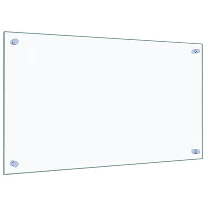 Kitchen Backsplashes 2 pcs Transparent 70x40 cm Tempered Glass