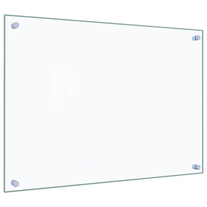 Kitchen Backsplashes 2 pcs Transparent 70x50 cm Tempered Glass