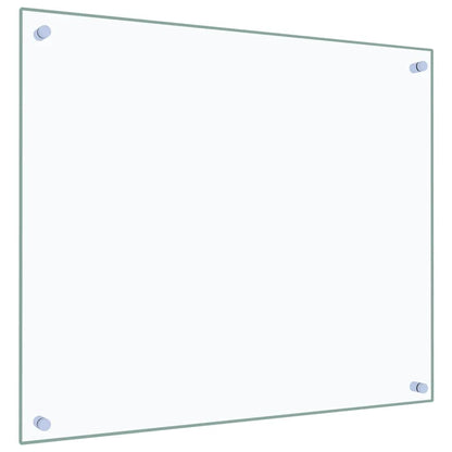Kitchen Backsplashes 2 pcs Transparent 70x60 cm Tempered Glass
