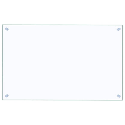 Kitchen Backsplashes 2 pcs Transparent 80x50 cm Tempered Glass