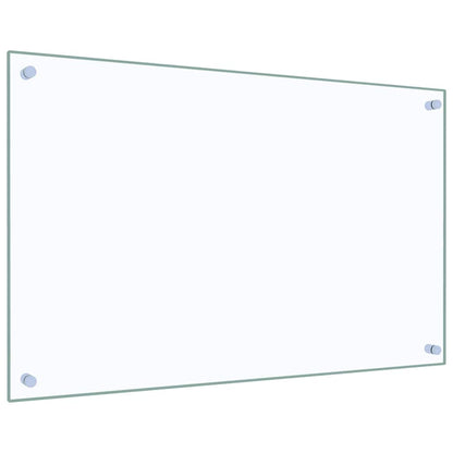 Kitchen Backsplashes 2 pcs Transparent 80x50 cm Tempered Glass