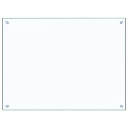 Kitchen Backsplashes 2 pcs Transparent 80x60 cm Tempered Glass